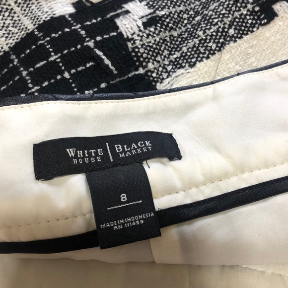 Black and white trees skirt - Picture 3 of 3